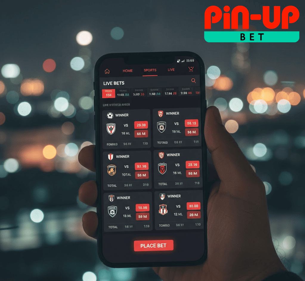 PinUp Bet App Interface
